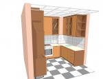 
Кухня със шкафове